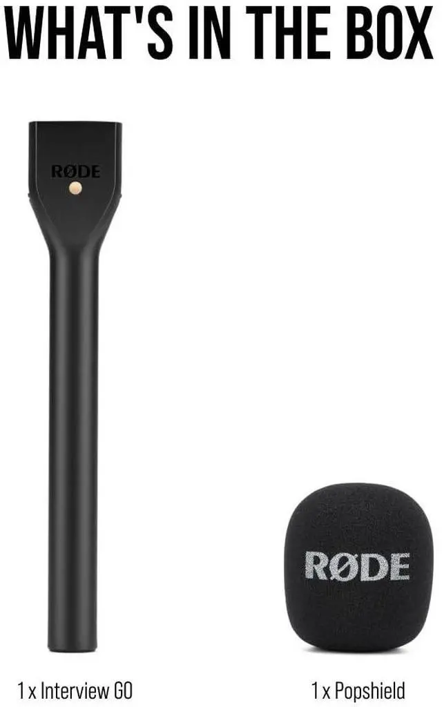 Alt view image 7 of 7 - _Mega Brand Interview GO Handheld Adaptor Wireless Microphones (Black)