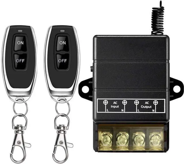 Main image of _Mega Brand Wireless Remote Switch,AC110V/120V/240V/ 30A Relay RF Remote Control Light Switches with 328ft Long Range,Wireless ON/Off Switch kit for Pump lamp,Motor,Fan,dust Collector,Light