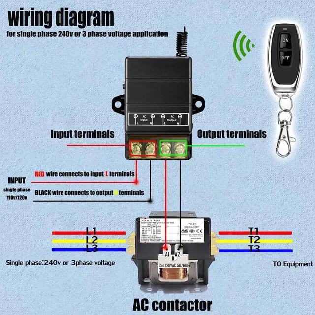 Alt view image 4 of 7 - _Mega Brand Wireless Remote Switch,AC110V/120V/240V/ 30A Relay RF Remote Control Light Switches with 328ft Long Range,Wireless ON/Off Switch kit for Pump lamp,Motor,Fan,dust Collector,Light