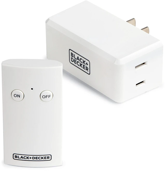 Main image of Wireless Remote-Control Outlet, Polarized, 1 Remote | Switches lights and appliances on or off, no wiring required, easy setup