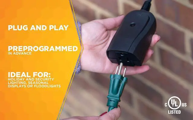 Alt view image 3 of 7 - Southwire Woods Weatherproof Outdoor Electrical Outlet Switch - Wireless Remote Controller - Water-Resistant Power Outlet Converter - Long-Range Convenient Remote Switch - Black