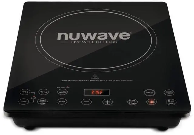 Main image of _Mega Brand Pro Chef Induction Cooktop, NSF-Certified, Commercial-Grade, Portable, Powerful 1800W, Large 8 Heating Coil, 94 Temp Settings 100°F - 575°F in 5°F, Shatter-Proof Ceramic Glass Surface