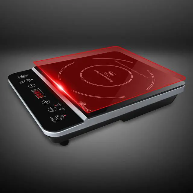 Alt view image 5 of 7 - _Mega Brand Induction Cooker 1800 Watt, Induction Cooktop, Electric Burner with Stainless Steel Pot 10" 3.5 QT 18-8, RHAI-13001