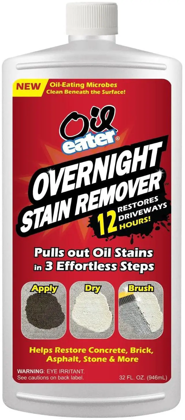 Main image of Overnight Stain Remover for Cleaning Oil Stains on Concrete, Driveway, Pavers & Garage Floors,White, AOD3232301