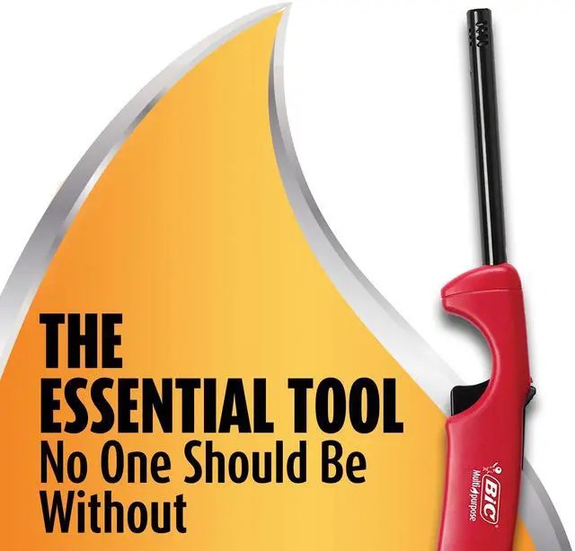 Alt view image 3 of 7 - BIC Multi-Purpose Classic Edition Lighters, Long Durable Metal Wand, Great for Grills, Fireplaces and Candles, Utility Lighter, Assorted Colors, 2-Count