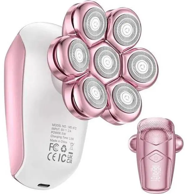 Main image of _Mega Brand 7D Rechargeable Cordless Electric Razor for Women - IPX6 Waterproof Wet/Dry Body Shaver, Bikini Trimmer, Epilator for Face, Underarms & Legs.