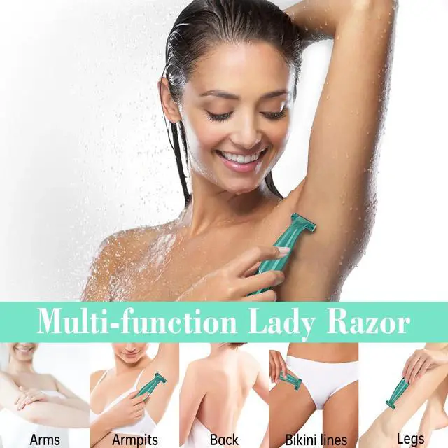 Alt view image 3 of 7 - _Mega Brand 4-in-1 Women's Electric Razor - Painless Shaver with LED Display, Rechargeable Bikini Trimmer for Face, Underarms, Legs & Bikini Area.
