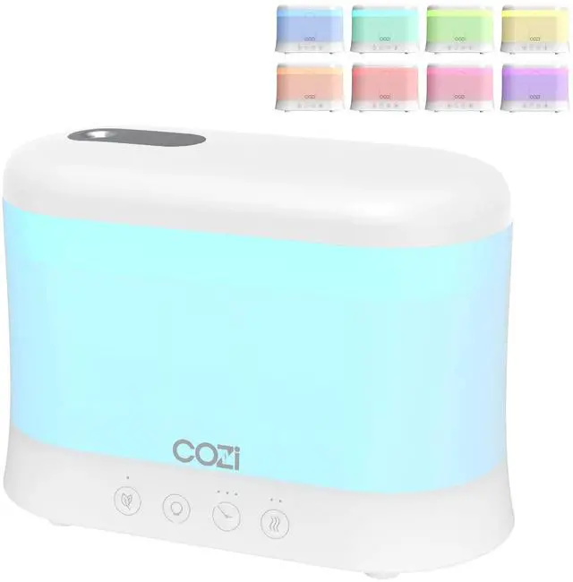 Main image of _Mega Brand Cool Mist Humidifier & Aroma Diffuser with 7-Color LED Night-Light  300 mL Ultrasonic Humidifier for Bedroom, Baby Nursery, Home Office & Yoga Studio | Auto Shut-Off, BPA-Free