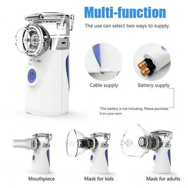 Alt view image 6 of 6 - _Mega Brand 220 ml Portable Mini Ultrasonic Humidifier  USB Personal Cool Mist Humidifier for Home, Office, Baby Bedroom, Travel & Outdoor | Auto Shut-Off, 2 Mist Modes, Whisper-Quiet White.
