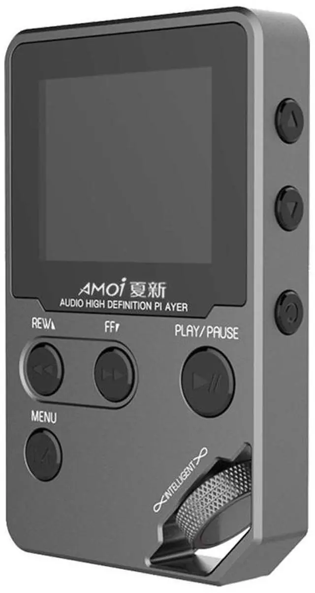 Alt view image 4 of 6 - Amoi C10 Hi-fi Stereo Music MP3 Player HD Lossless Mini Sports Jogging DAC MP4 Support Radio TF DSD eBook Recorder Trackwheel Walkman Grayish Black 128 GB