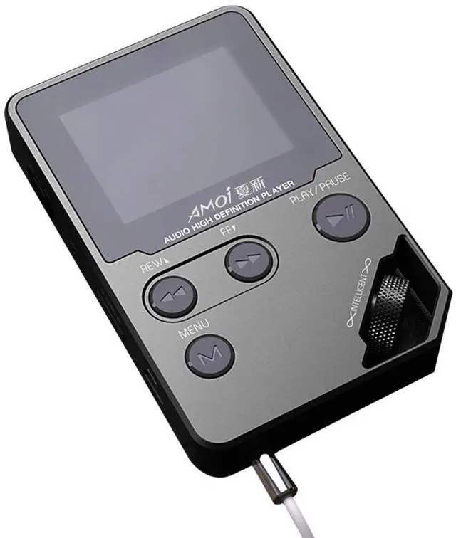 Alt view image 2 of 6 - Amoi C10 Hi-fi Stereo Music MP3 Player HD Lossless Mini Sports Jogging DAC MP4 Support Radio TF DSD eBook Recorder Trackwheel Walkman Grayish Black 128 GB