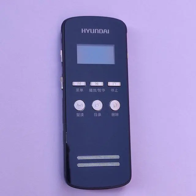 Alt view image 7 of 7 - Hyundai it 2068 Long Time HD PCM Digital Voice Recorder Audio Dictaphone Voice-activated External Microphone Recording MP3 2 in 1 8GB