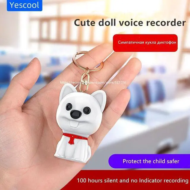 Alt view image 2 of 7 - Hyundai IT Mini Cute Doll Children Safe Digital voice-activated recorder Dictaphone