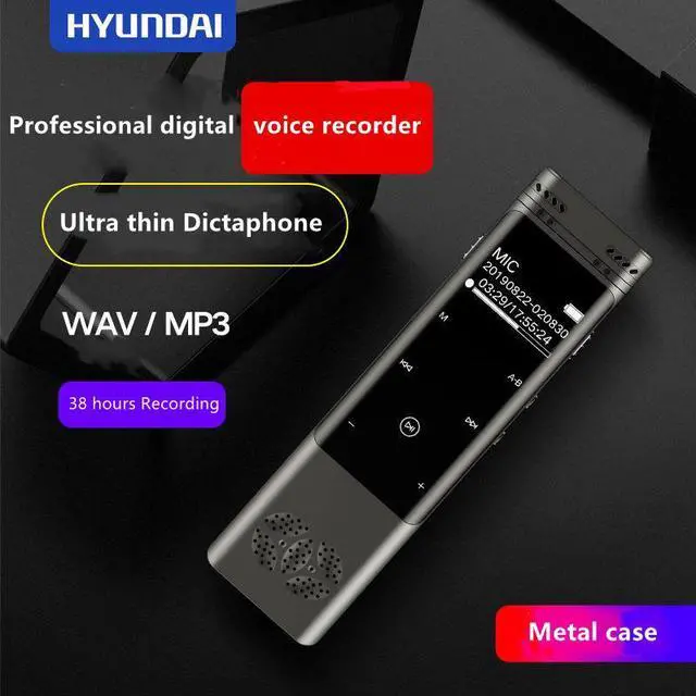 Alt view image 4 of 7 - Rendmmsn R80 Professional 1536Kbps Digital Voice-Activated Recorder FM Radio MP3 Player Dual Mic Stereo Record Mini Dictaphone
