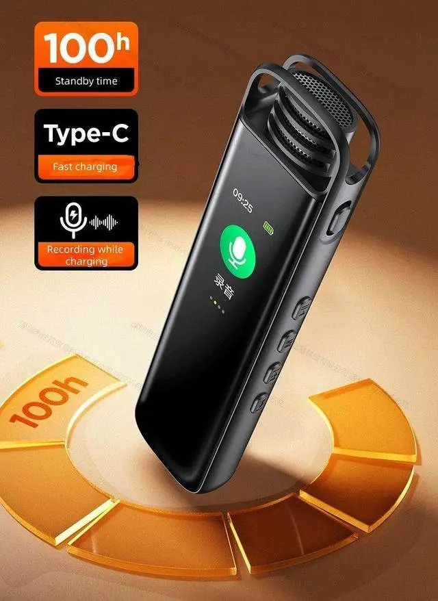 Alt view image 7 of 7 - Geili-88 Long Time Endurance HD Denoise Clip Digital Voice Audio Recorder Learning Business Meeting Interview Wedding Dictaphone
