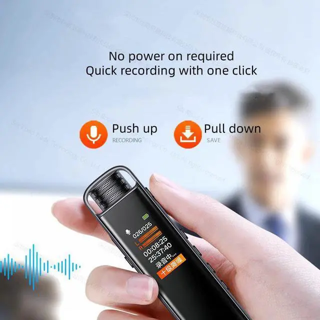 Alt view image 3 of 7 - Geili-88 Long Time Endurance HD Denoise Clip Digital Voice Audio Recorder Learning Business Meeting Interview Wedding Dictaphone 128GB