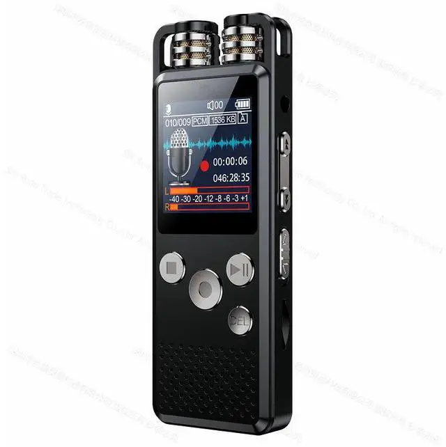 Main image of Rendmmsn KP666 Professional Dictaphone Clear Voice-Activated Digital Recorder PCM Stereo Variable Speed Player Meeting Recording