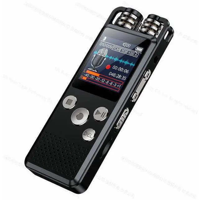 Alt view image 3 of 7 - Rendmmsn KP666 Professional Dictaphone Clear Voice-Activated Digital Recorder PCM Stereo Variable Speed Player Meeting Recording