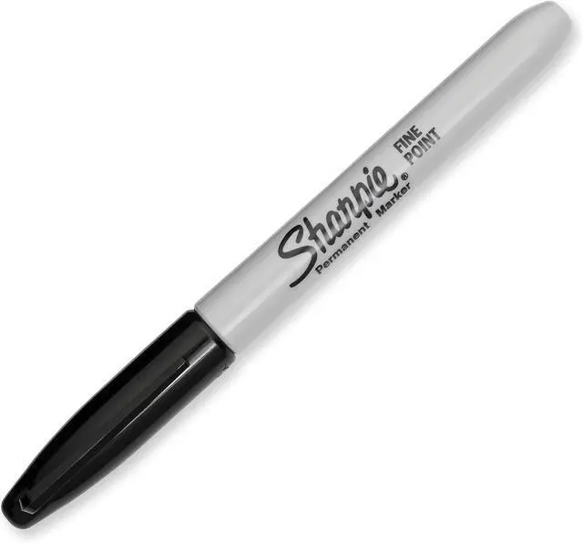 Alt view image 2 of 6 - Sharpie Permanent Markers, Fine Point, Black, 36 Count