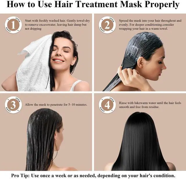 Alt view image 5 of 7 - Alfheim Coffee+ Thickening Hair Mask | Biotin & Caffeine for Fine & Thinning Hair | Deep Conditioning & Strengthening Treatment | Moisturizes, Repairs & Adds Volume | Sulfate-Free & Color-Safe 8.45 oz