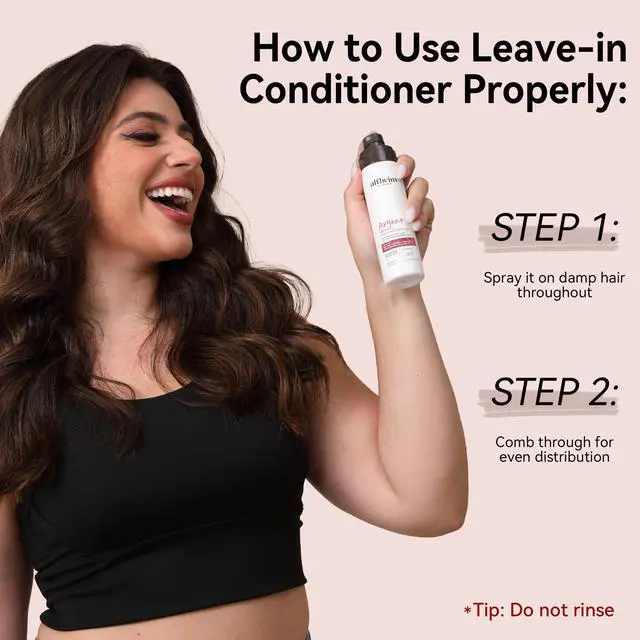 Alt view image 4 of 7 - ALFHEIM Argan+ Repairing Leave-In Conditioner | Lightweight Hair Detangler & Anti-Frizz Spray | Moisturizing & Nourishing with Argan Oil, Keratin, Niacinamide | For Dry, Damaged, Frizzy Hair | 5.4 oz