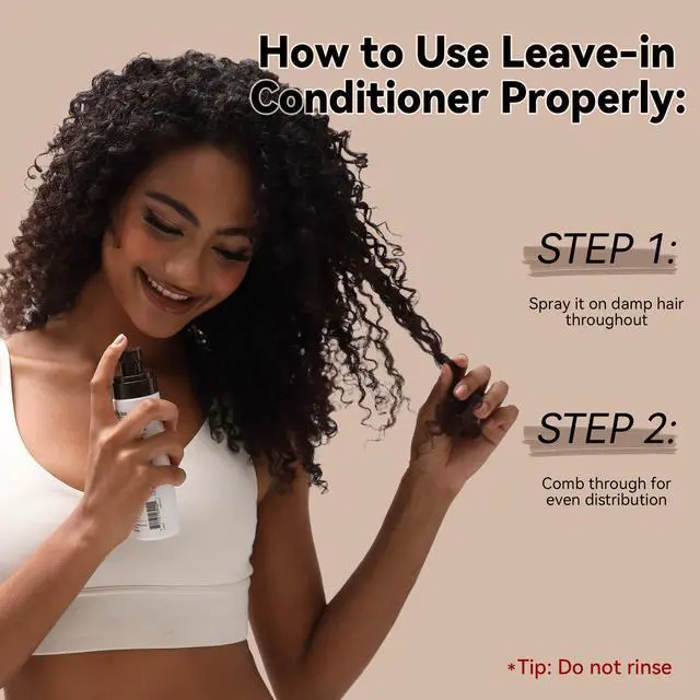 Alt view image 4 of 7 - ALFHEIM Coffee+ Thickening Leave-In Conditioner | Biotin & Caffeine for Hair Growth & Strength | Lightweight, Nourishing & Volumizing Spray | Sulfate-Free, Paraben-Free | 5.4 oz