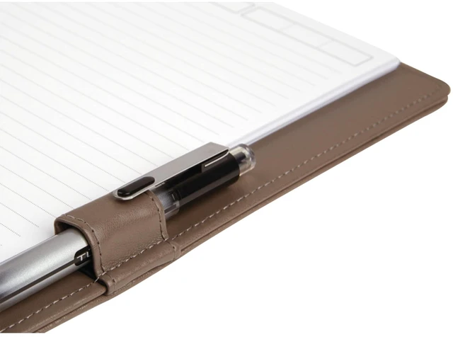 Alt view image 3 of 7 - Custom Note-Taking System Discbound Notebook, Letter Size, Leather Cover, Brown 0735854023614: Amazon.com
