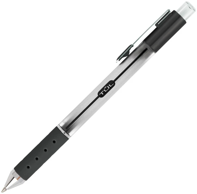 Alt view image 2 of 7 - ® GL Series Retractable Gel Pens, Medium Point, 0.7 mm, Silver Barrel, Assorted Business Inks, Pack Of 12 Pens