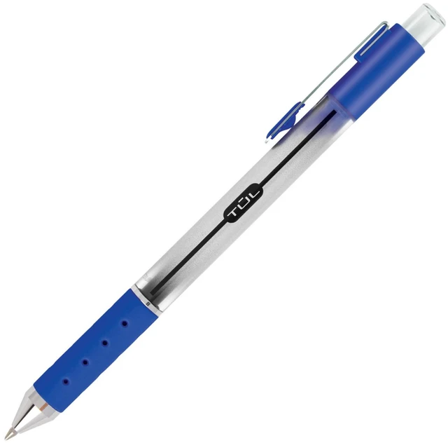 Alt view image 3 of 7 - ® GL Series Retractable Gel Pens, Medium Point, 0.7 mm, Silver Barrel, Assorted Business Inks, Pack Of 12 Pens