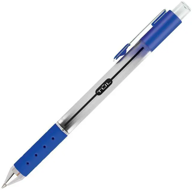 Alt view image 2 of 7 - Retractable Gel Pens, Bullet Point, 0.5 mm, Gray Barrel, Assorted Bright Ink Colors, Pack Of 8