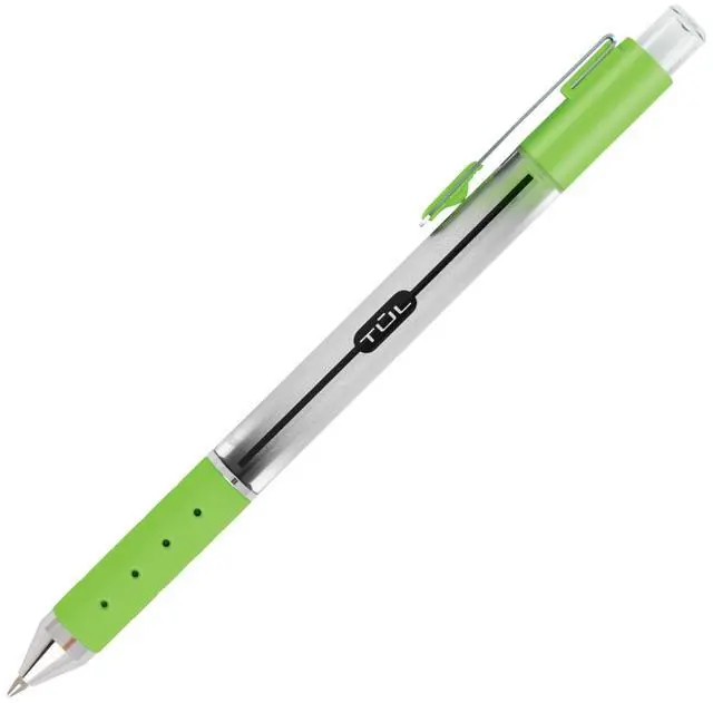 Alt view image 3 of 7 - Retractable Gel Pens, Bullet Point, 0.5 mm, Gray Barrel, Assorted Bright Ink Colors, Pack Of 8