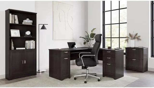 Alt view image 3 of 7 - ® Modern Comfort Modee Vegan Leather High-Back Executive Office Chair, Black/Chrome, BIFMA Compliant