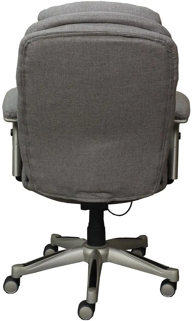 Alt view image 7 of 7 - Serta Works Executive Office Chair with Back in Motion Technology, Seamless Light Gray Fabric