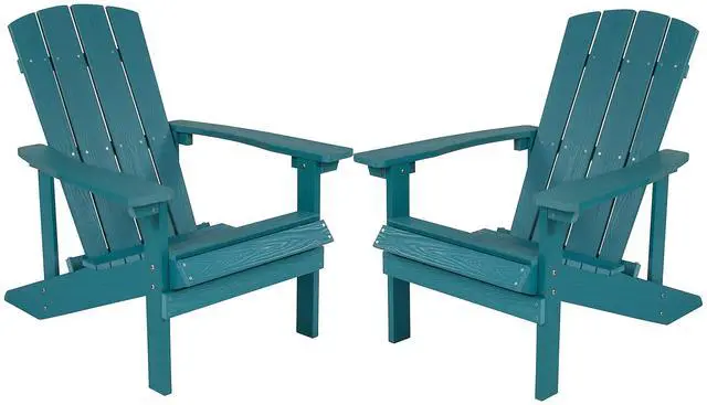 Alt view image 2 of 7 - FLASH FURNITURE 2-JJ-C14501-SFM-GG Charlestown All-Weather Poly Resin Wood