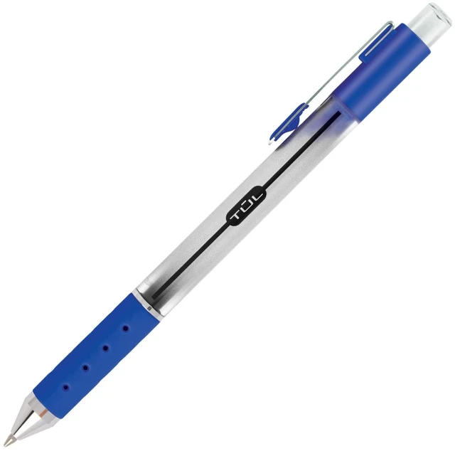 Alt view image 2 of 7 - Retractable Gel Pens, Bullet Point, 0.7 mm, Gray Barrel, Assorted Bright Ink Colors, Pack Of 8