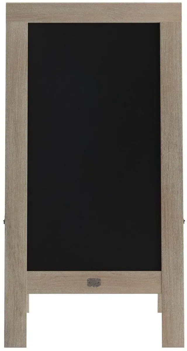 Alt view image 14 of 19 - Canterbury 40" x 20" Vintage Wooden A-Frame Magnetic Indoor/Outdoor Chalkboard Sign, Freestanding Double Sided Extra Large Message Board, Weathered