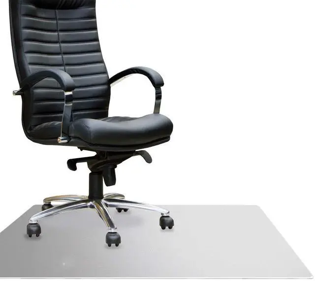 Alt view image 4 of 7 - ECM121345ER Cleartex MegaMat Heavy-Duty Polycarbonate Mat for Hard Floor/All Carpet 46 x 53