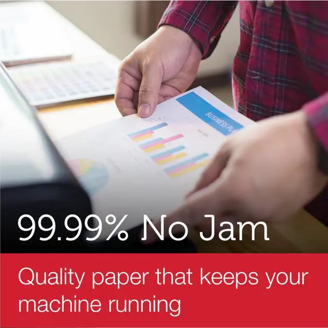 Alt view image 11 of 12 - Office Depot ImagePrint FSC Certified Multiuse Paper by Domtar, 8 1/2in x 14in, 20 Lb, White, 500 Sheets Per Ream, Case Of 10 Reams, 1836