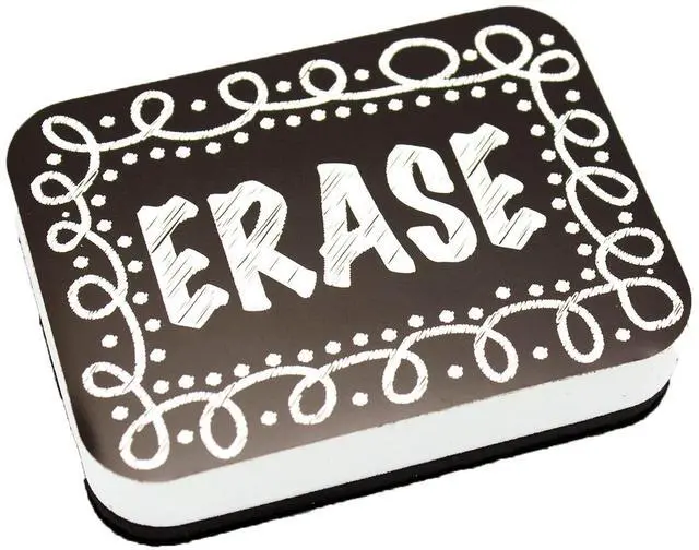 Alt view image 3 of 3 - ashley productions magnetic whiteboard eraser, chalk loop, pack of 6