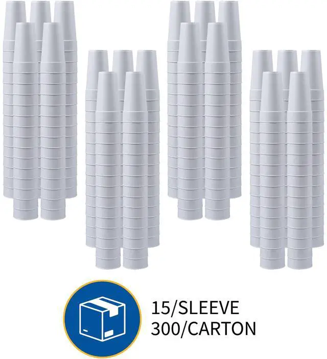 Alt view image 8 of 10 - Styrofoam Cups 24 oz 300 CT White