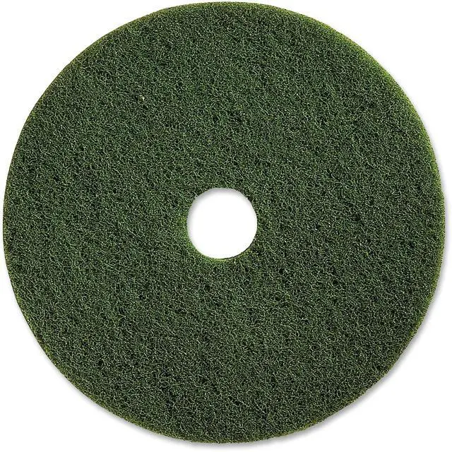 Alt view image 9 of 9 - Genuine Joe Scrubbing Floor Pads 20" 5/CT Green 90320