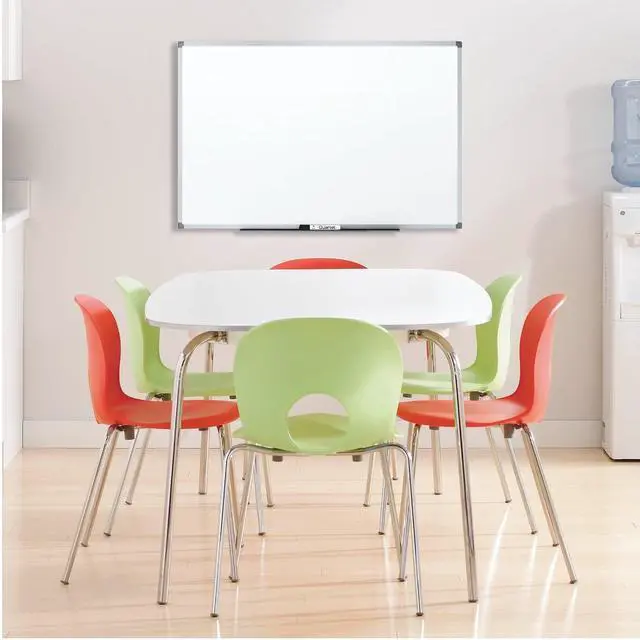 Alt view image 17 of 20 - Mead Dry-erase Board w/Marker Tray, Aluminum - MEA85358