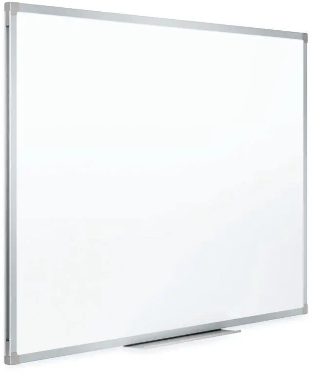 Alt view image 20 of 20 - Mead Dry-erase Board w/Marker Tray, Aluminum - MEA85358