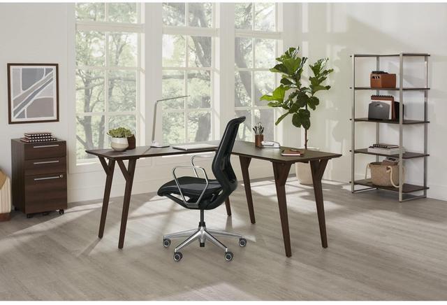 Alt view image 7 of 7 - Realspace® Trezza 62"W L-Shaped Computer Desk, Warm Walnut