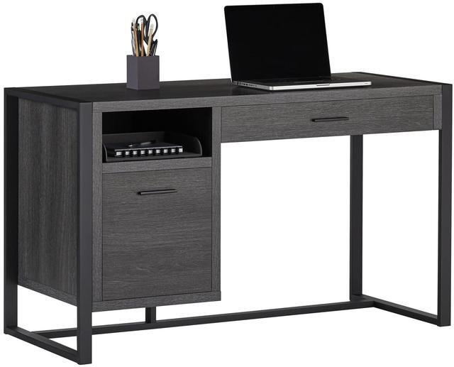 Alt view image 3 of 7 - RealSpace® DeJori 51"W Writing Desk, Charcoal