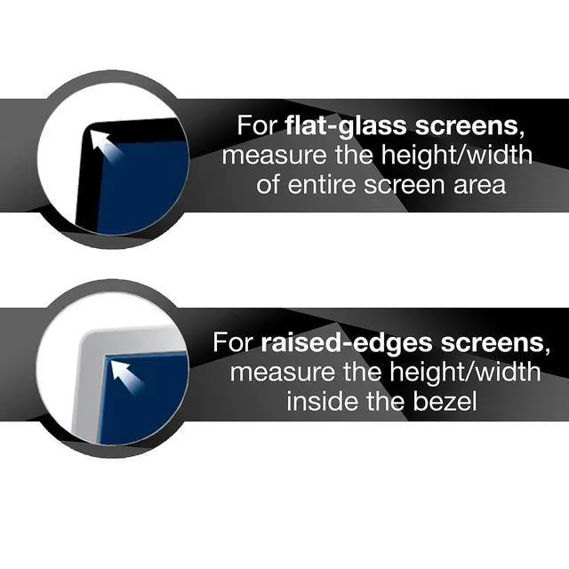 Alt view image 3 of 7 - PF240W1B Frameless Blackout Privacy Filter For 24-Inch Widescreen Monitor, 16:10 Aspect Ratio