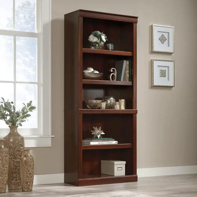 Alt view image 2 of 7 - Realspace® 72"H 5-Shelf Bookcase, Mulled Cherry