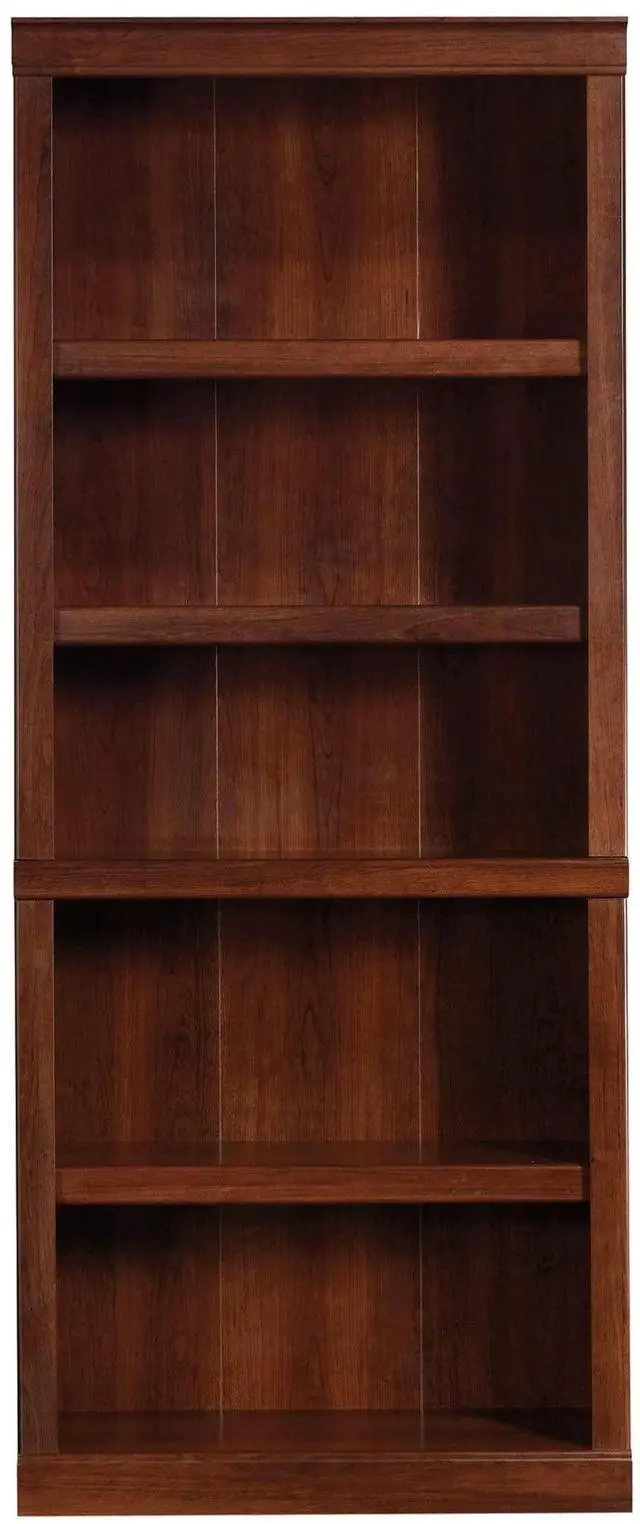 Alt view image 6 of 7 - Realspace® 72"H 5-Shelf Bookcase, Mulled Cherry
