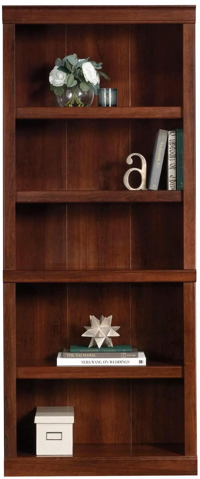 Alt view image 5 of 7 - Realspace® 72"H 5-Shelf Bookcase, Mulled Cherry