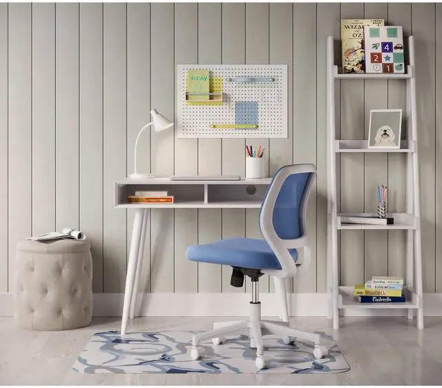 Alt view image 4 of 7 - Realspace® Lanzi 35"W Student Computer Desk, White